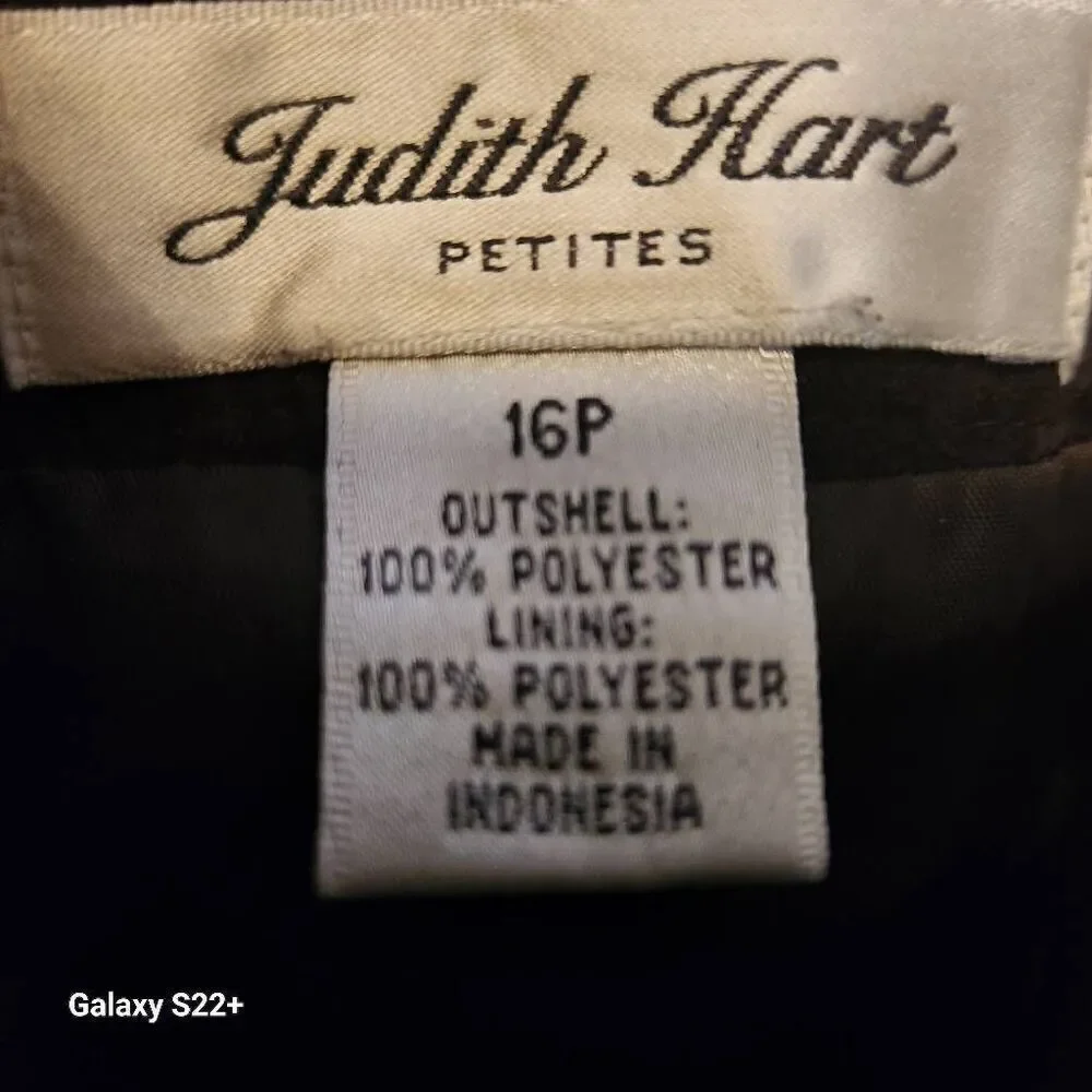 K2 Judith Heart petites faux suade lined midi skirt